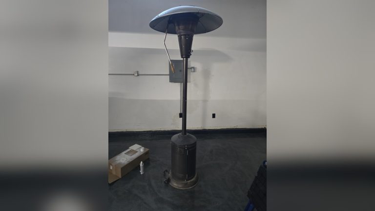 Can You Use Patio Heater in Garage With Door Open
