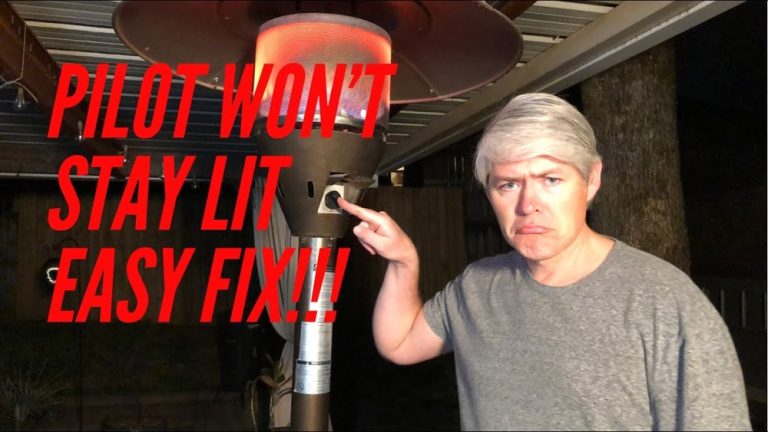 How to Fix a Patio Heater That Won'T Stay Lit